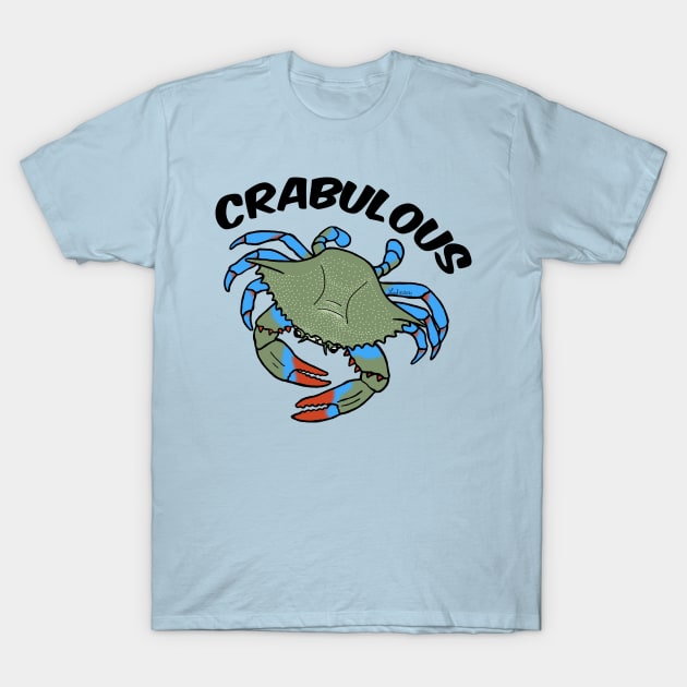 Crabulous! T-Shirt by HonuHoney